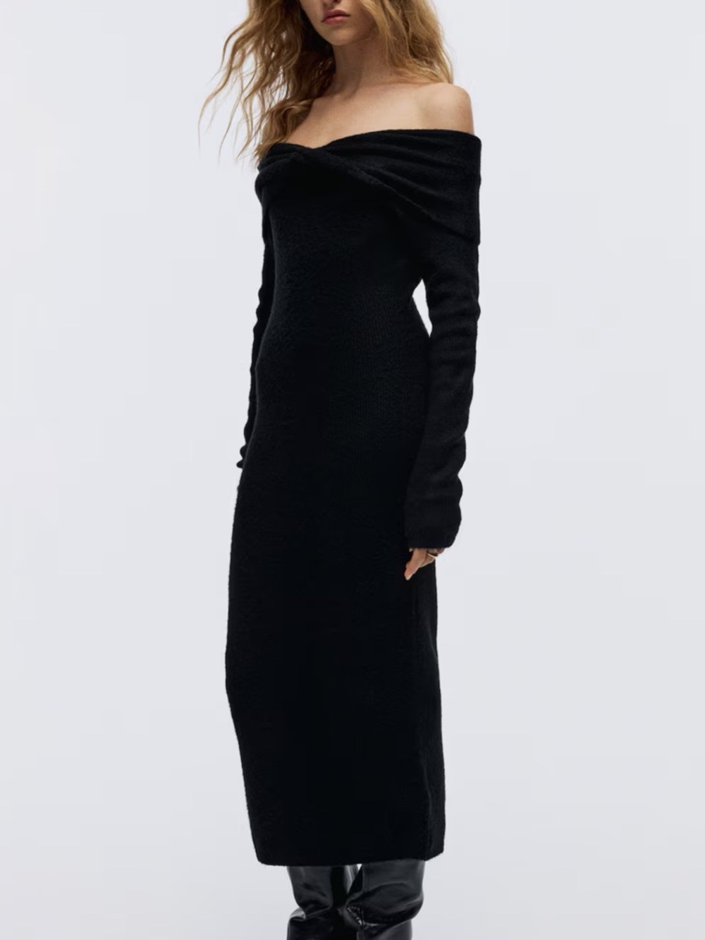 H&M Off-The-Shoulder Dress